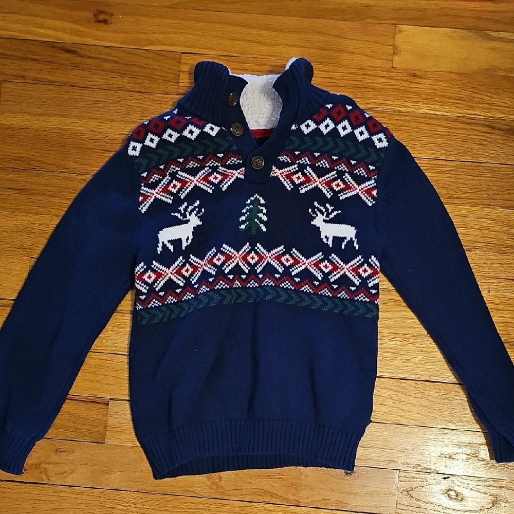 Boys Sweater With Reindeers